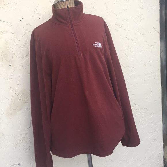 Maroon Burgundy Fleece Sweater | Poshmark